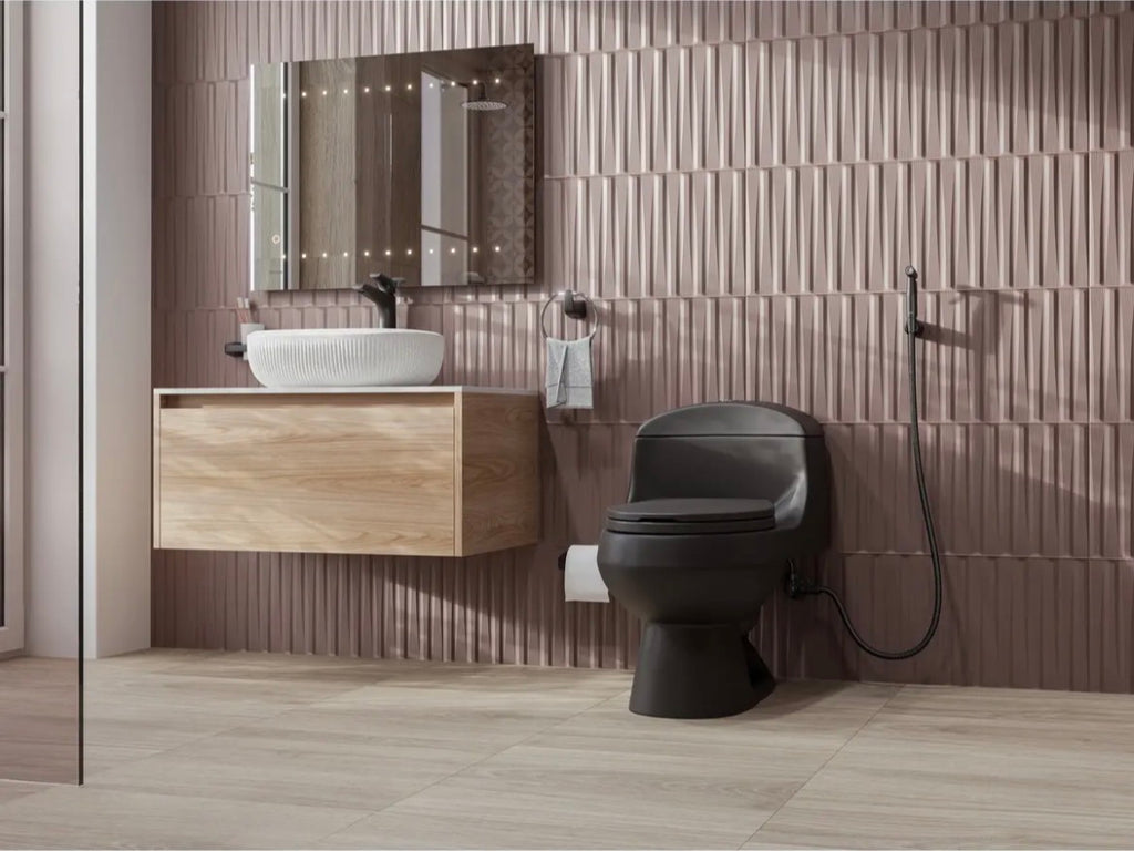 Sanitario Montecarlo Novo Single Negro Mate