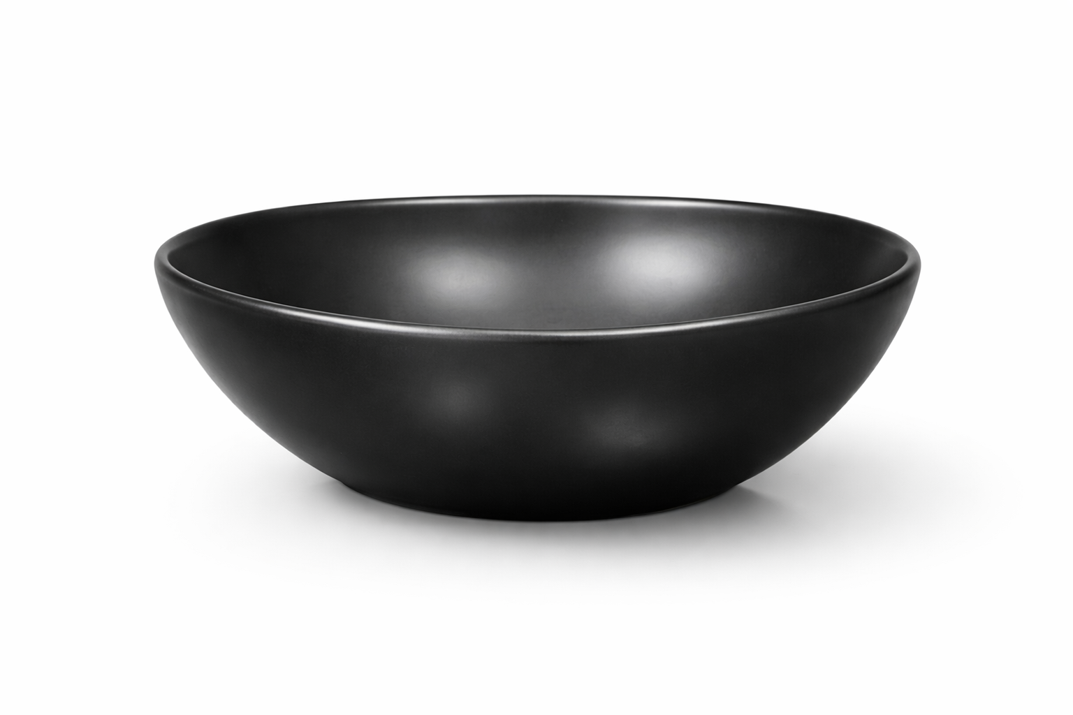 Lavamanos de Sobreponer Ovalado Negro Mate en Porcelana Diseño Moderno