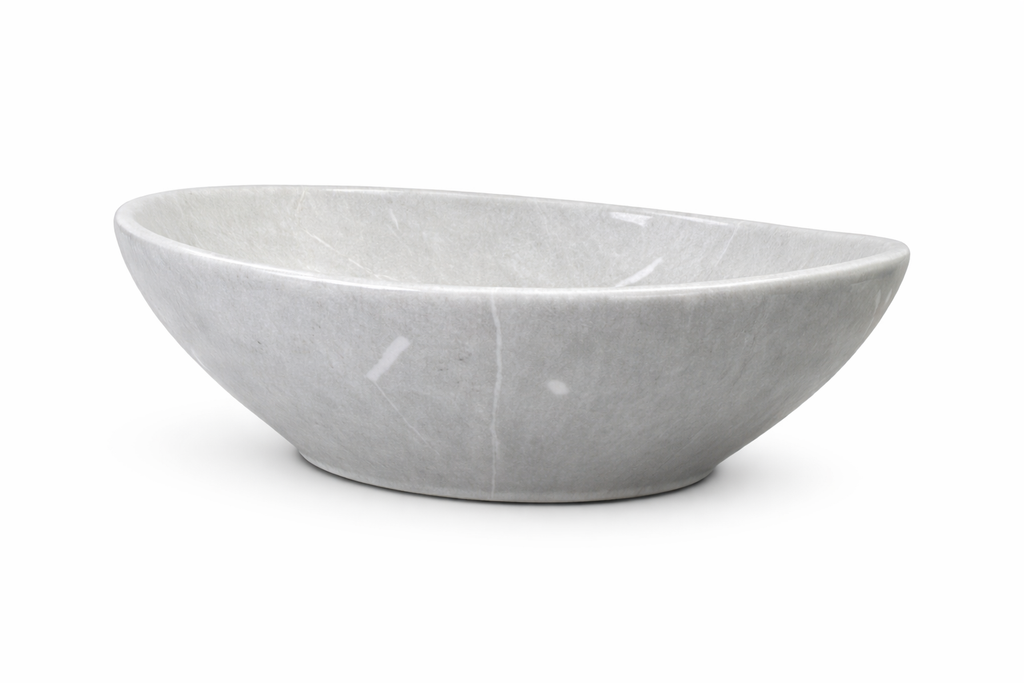 Lavamanos Sobreponer en Mármol Gris 42x33 cm – Diseño Moderno